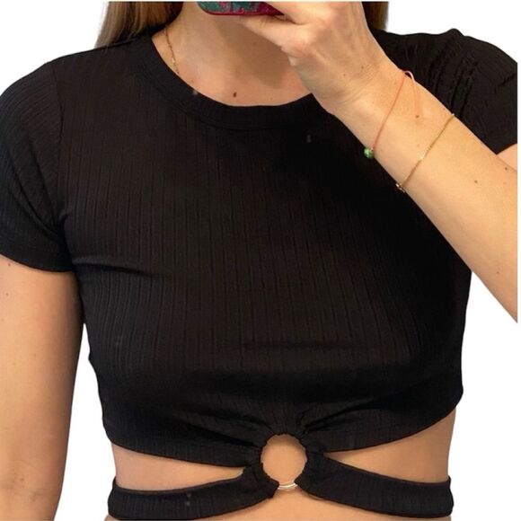Crop Top Tee - Picture 1 of 4